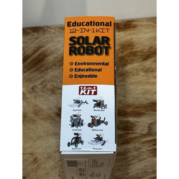 Educational 12-In-1 STEM Solar Robot Kit For Kids 8+ With 190+ Pieces By Lucky D - Picture 3 of 5